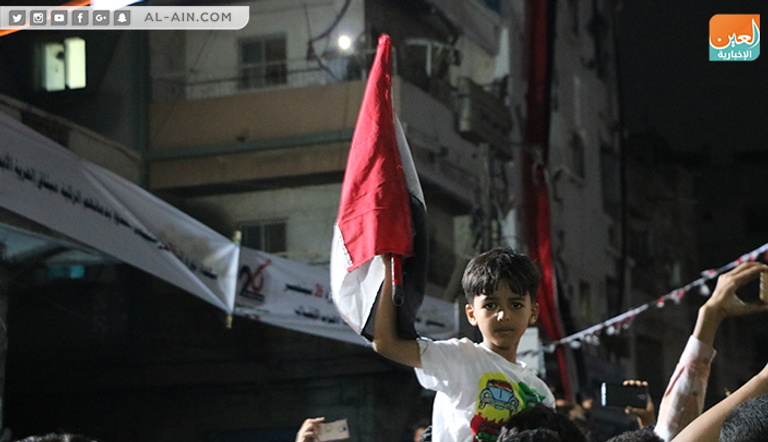 جانب من الاحتفال جانب من احتفالات اليمنيين بثورة 26 سبتمبر في تعز
