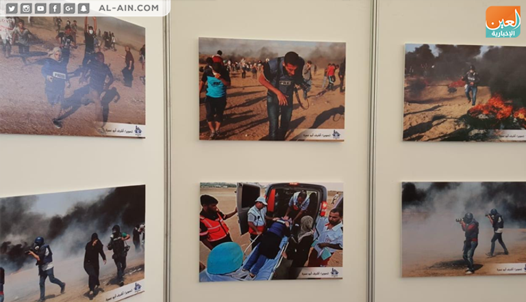 معرض صور يوثق اعتداءات الاحتلال الإسرائيلي على الصحفيين في غزة