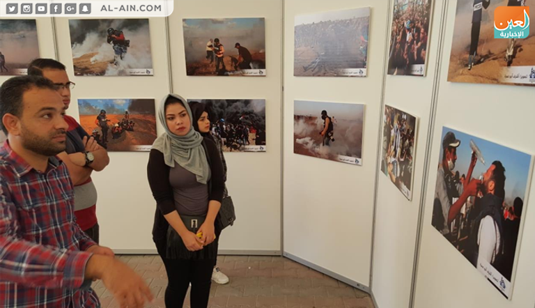 معرض صور يوثق اعتداءات الاحتلال الإسرائيلي على الصحفيين في غزة