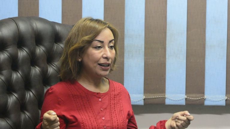 جانب من ندوة الكاتبة المصرية ناهد صلاح