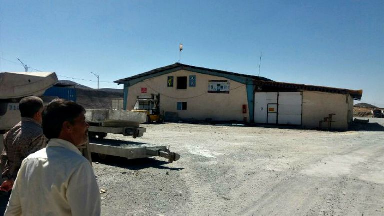 مقر لإحدى شركات الحرس الثوري التي تتعهد المشروع