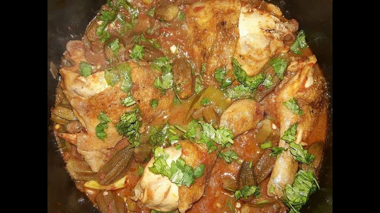 طاجن البامية