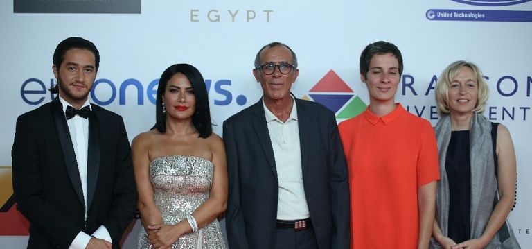 النجم العالمي سيلفستر ستالون برفقة رجل الأعمال المصري نجيب ساويرس