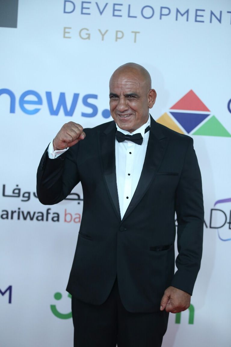 النجم العالمي سيلفستر ستالون برفقة رجل الأعمال المصري نجيب ساويرس