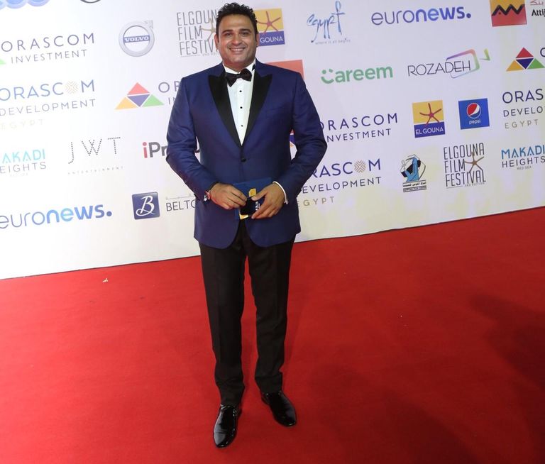 النجم العالمي سيلفستر ستالون برفقة رجل الأعمال المصري نجيب ساويرس