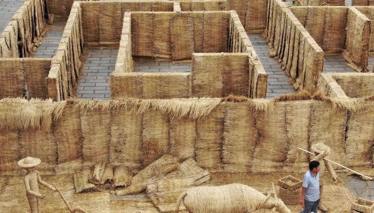متاهة القش في الصين 