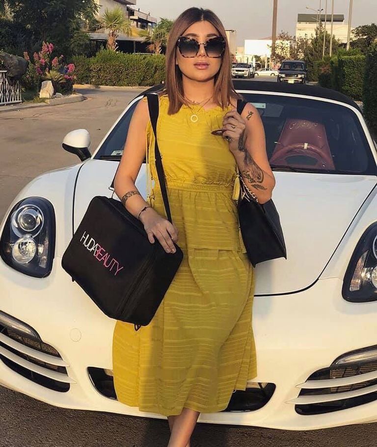 تارة فارس وصيفة ملكة جمال العراق سابقا - صورة أرشيفية