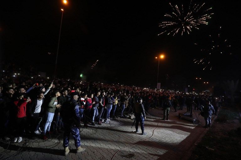 جانب من الاحتفالات في العراق