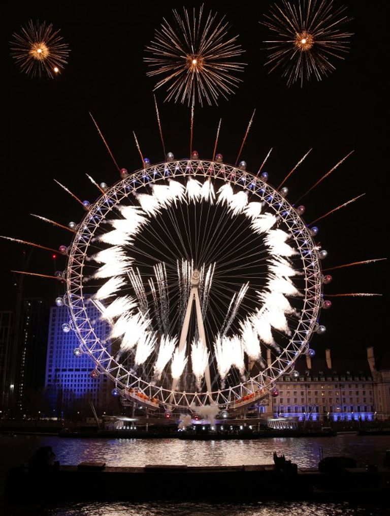 العاصمة البريطانية لندن احتفلت بطريقتها الخاصة