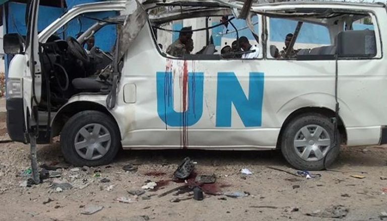 هجوم سابق على موظفي الأمم المتحدة في الصومال