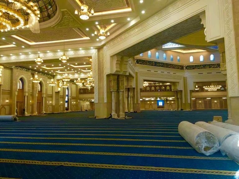جانب من مسجد الفتاح العليم بالعاصمة الإدارية الجديدة بمصر