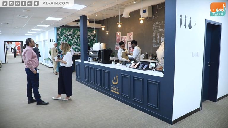 ماجد بن عيسى مؤسس مشروع "ك كافيه" في إكسبو دبي