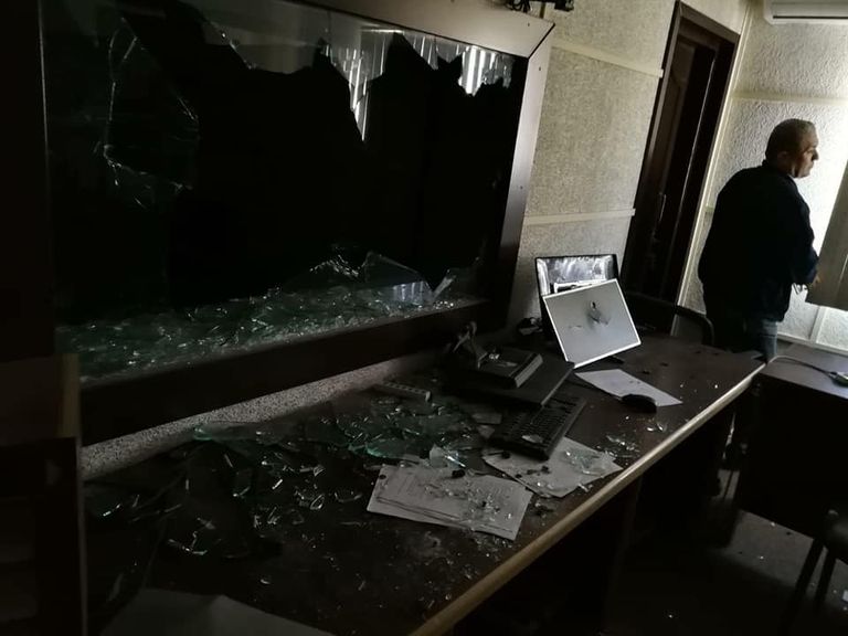 ملثمون يقتحمون مقر هيئة الإذاعة والتلفزيون الفلسطينية في غزة