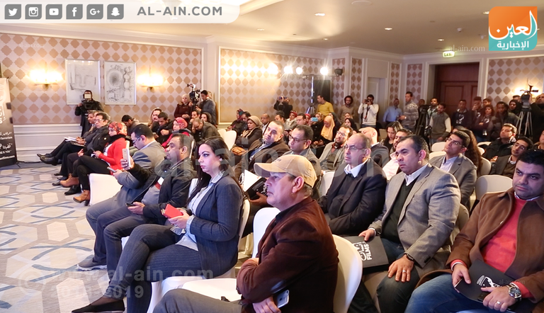جانب من الحضور لإطلاق منصة "إنسان فيلمز" إطلاق منصة
