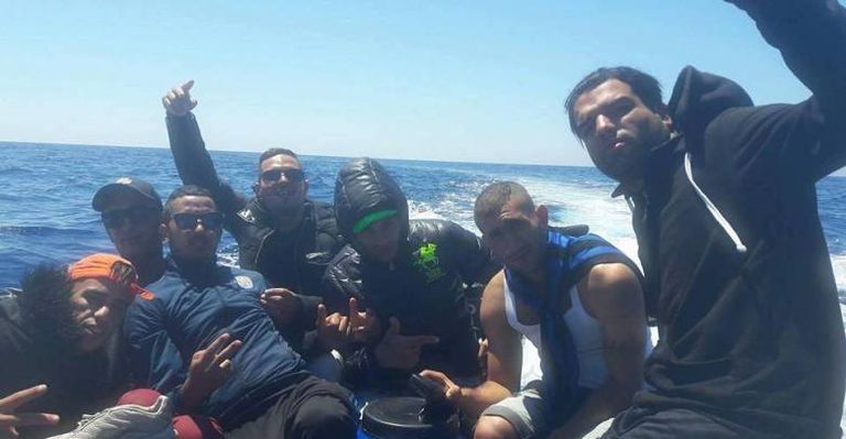 مهاجرون جزائريون في 2018 إنقاذ مهاجرين جزائريين في 2018 - أرشيفية