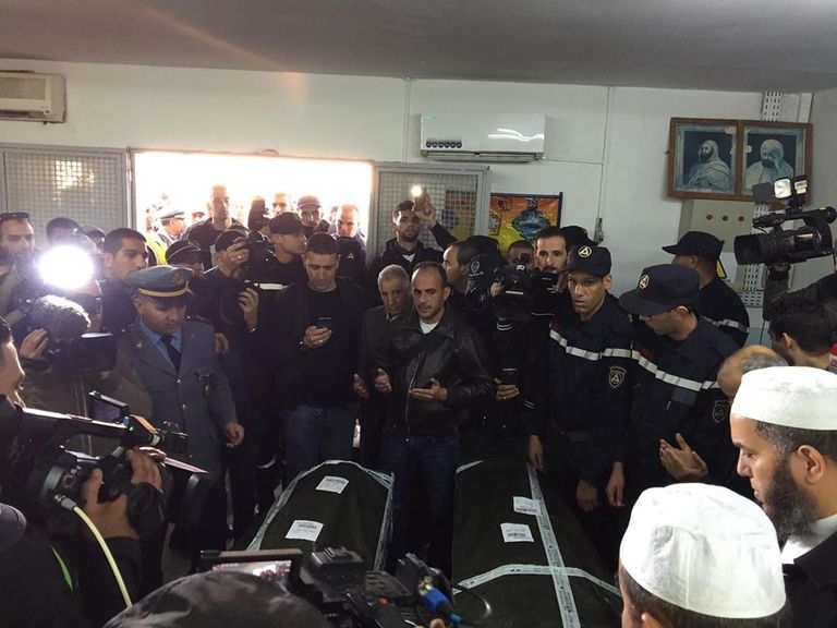 جثامين مهاجرين سريين جزائريين قدمو من إيطاليا إنقاذ مهاجرين جزائريين في 2018 - أرشيفية