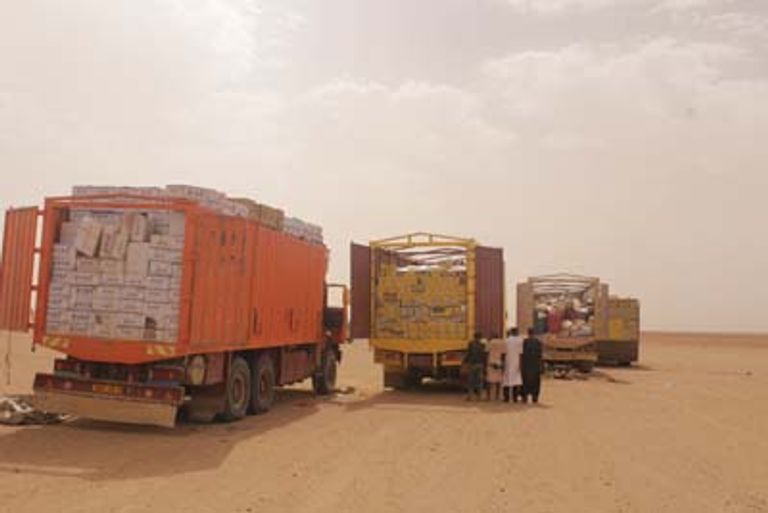 كميات محجوزة من المواد الغذائية بالجزائر في 2018 إنقاذ مهاجرين جزائريين في 2018 - أرشيفية