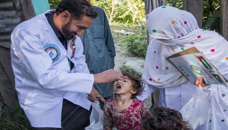 حملة إماراتية للتطعيم ضد شلل الأطفال في باكستان