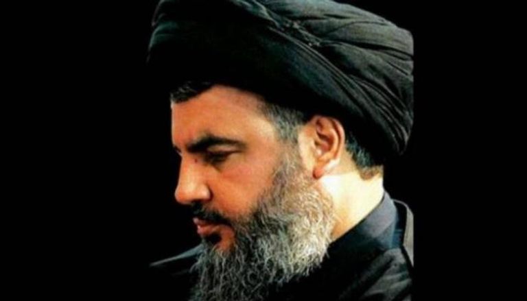 حسن نصر الله الأمين العام لمليشيا حزب الله الإرهابية