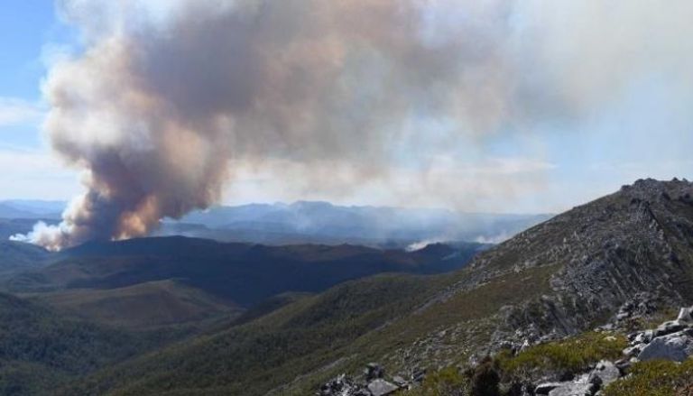 حرائق غابات في أجزاء من منطقة جنوب شرقي أستراليا