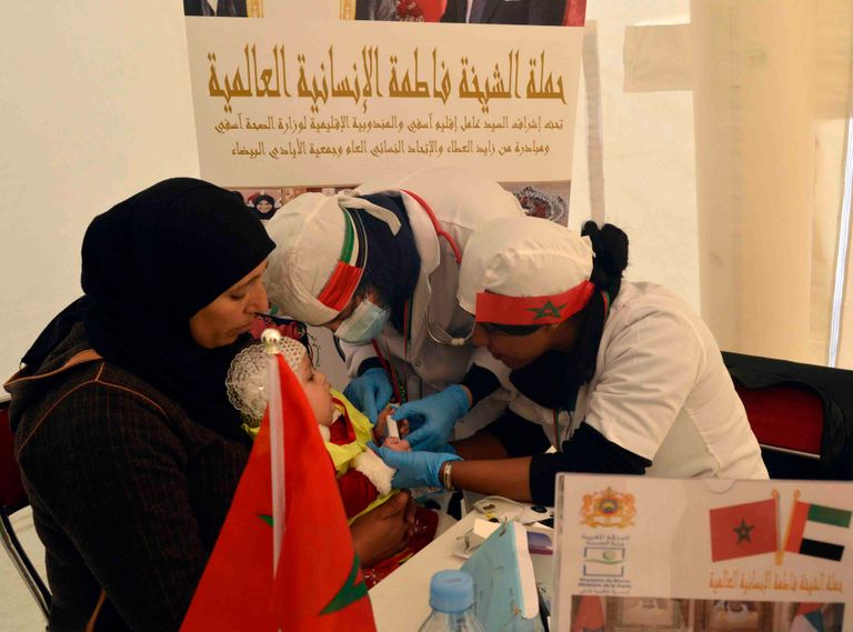 حملة الشيخة فاطمة الإنسانية تكثف مهامها في القرى المغربية