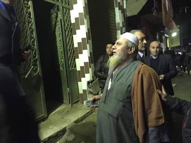 صورة متداولة لسعد عسكر إمام ومؤذن مسجد الحق شيخ الأزهر الدكتور أحمد الطيب والبابا تواضروس - أرشيفية