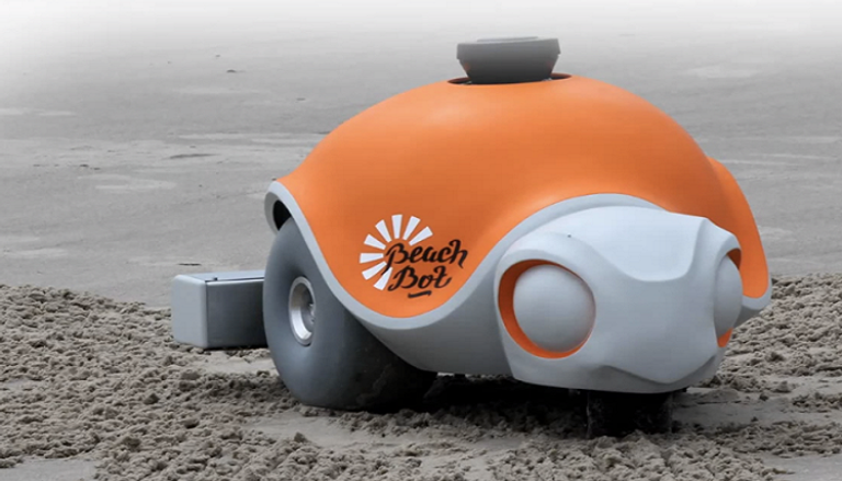 "بيتش بوت" روبوت جديد للرسم على الشواطئ