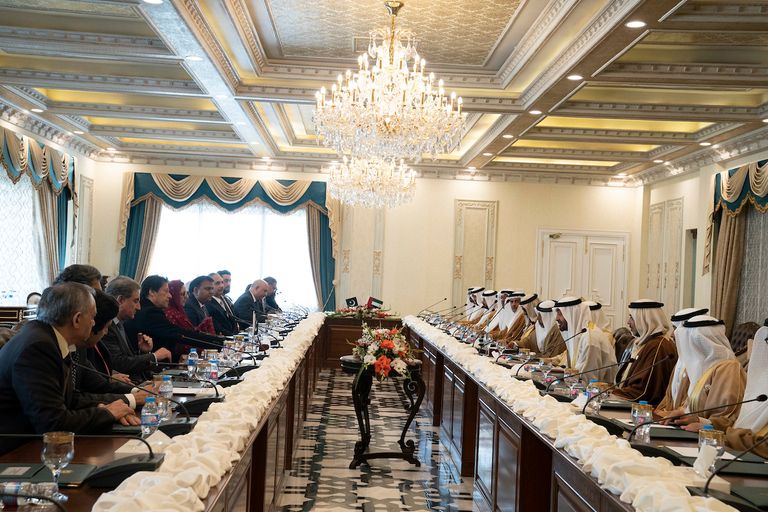 مباحثات رسمية إماراتية باكستانية في إسلام آباد