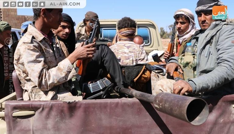 الجيش اليمني يتقدم في محافظة الضالع قوات من الجيش اليمني في صعدة