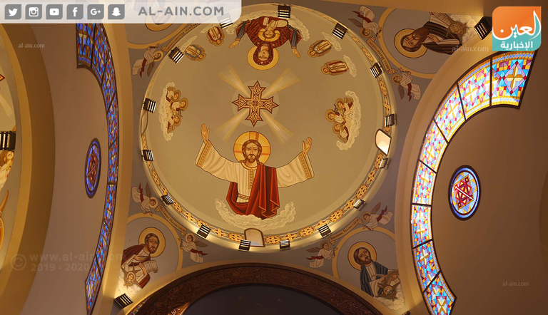العين الإخبارية داخل أكبر كاتدرائية ومسجد بعاصمة مصر الإدارية الجديدة مسجد الفتاح العليم وكاتدرائية ميلاد المسيح في العاصمة الإدارية الجديدة بمصر