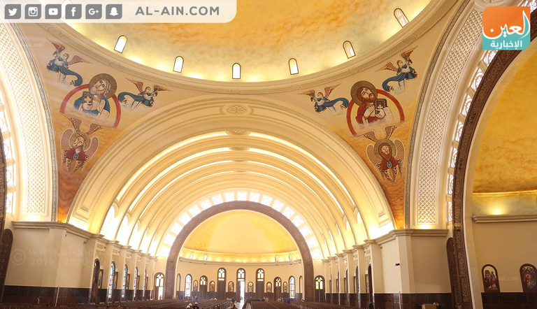 العين الإخبارية داخل أكبر كاتدرائية ومسجد بعاصمة مصر الإدارية الجديدة مسجد الفتاح العليم وكاتدرائية ميلاد المسيح في العاصمة الإدارية الجديدة بمصر