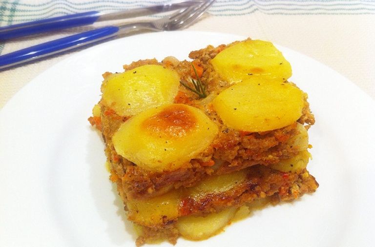 مسقعة البطاطس على الطريقة الإيطالية