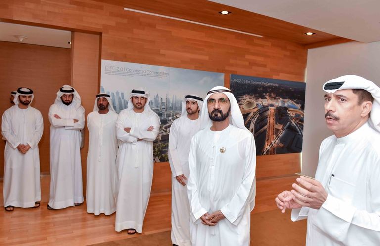الشيخ محمد بن راشد يعتمد مرحلة جديدة من مراحل مركز دبي المالي العالمي