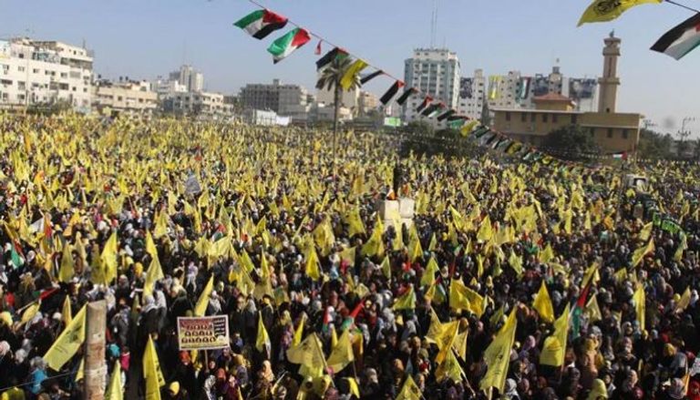 احتفال حركة فتح بذكرى تأسيسها في غزة - أرشيفية