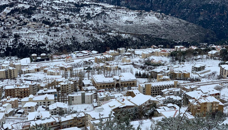 تساقط الثلوج في لبنان