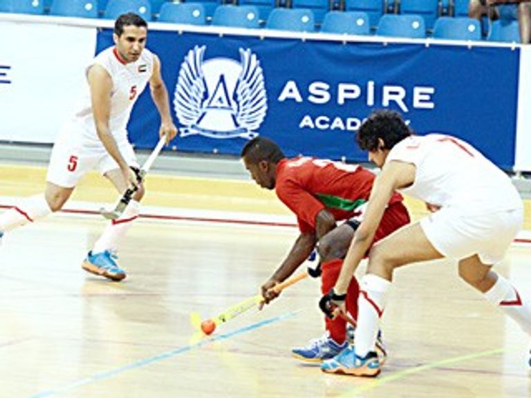 أحمد صالح أثناء مشاركته في إحدى البطولات الدولية