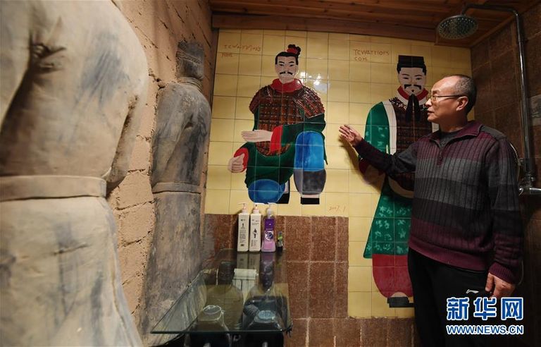 فندق يمنح السائحين فرصة معاصرة محاربي أول جيوش الصين