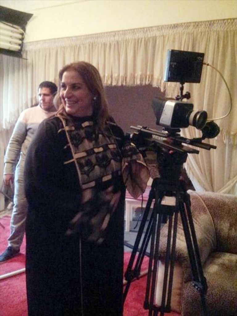 الممثلة الليبية خدوجة صبري