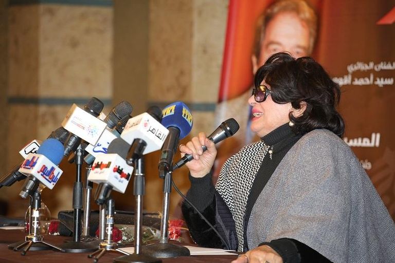 الفنانون المصريون خلال الاحتفالية