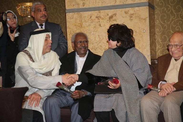 الفنانون المصريون خلال الاحتفالية