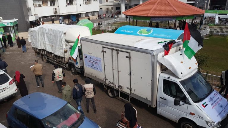 الهلال الأحمر الإماراتي يرسل منحة طبية عاجلة لأبناء غزة