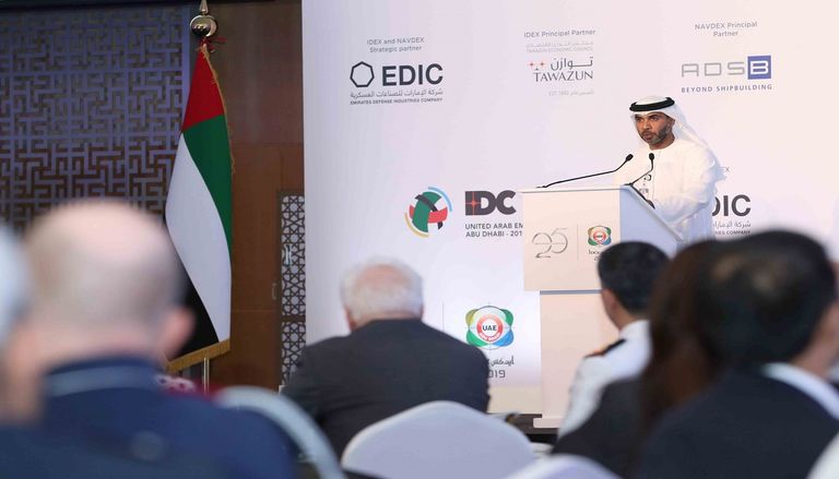 حميد مطر الظاهري الرئيس التنفيذي لشركة أبو ظبي الوطنية للمعارض "أدنيك" اجتماع اللجنة المنظمة لـ