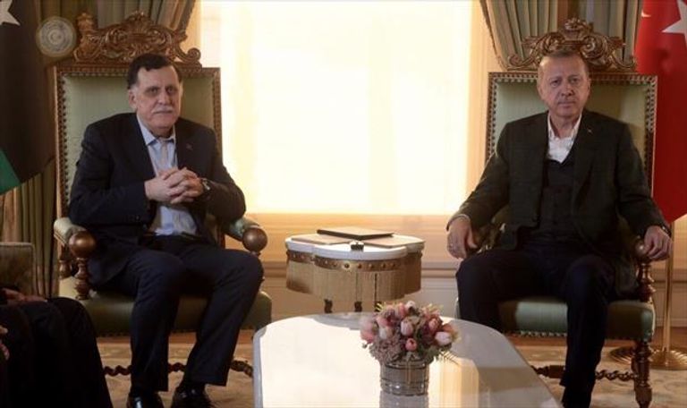 أردوغان يواصل تدخله في الشؤون الداخلية الليبية