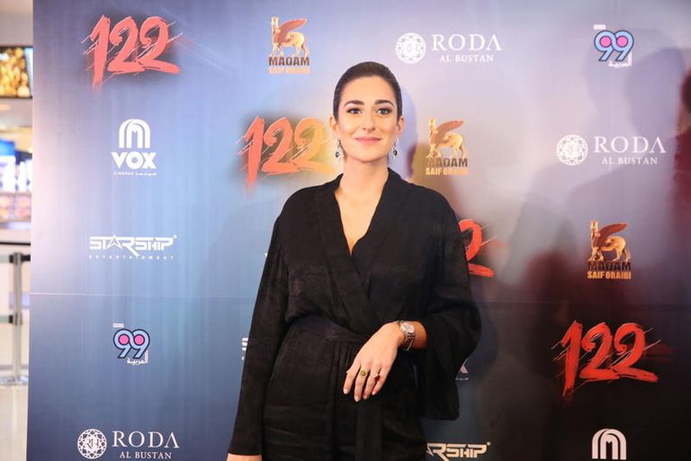 نجوم فيلم "122" في دبي