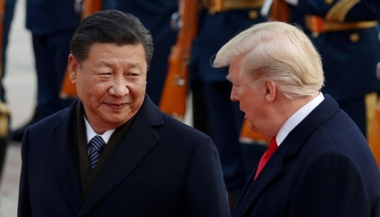 الرئيس الأمريكي دونالد ترامب ونظيره الصيني شي جين بينغ