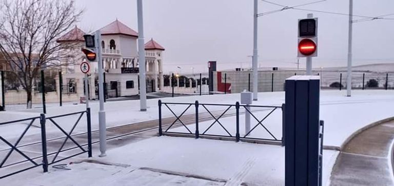 تساقط الثلوج في الجزائر