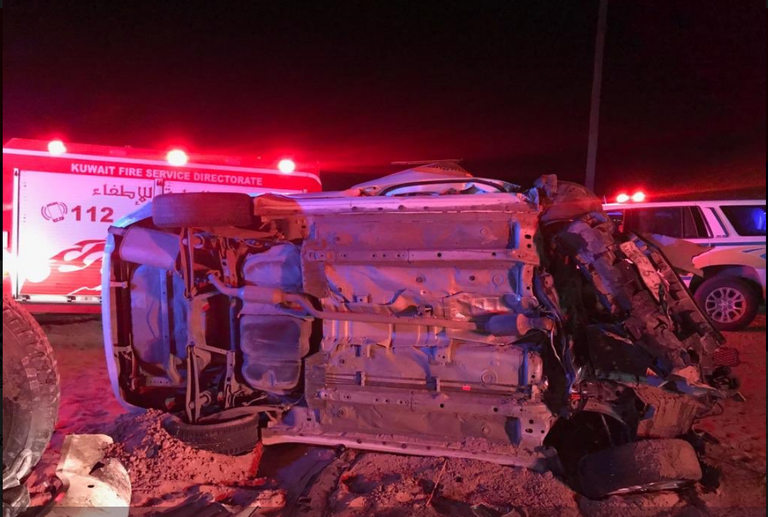 مصرع 6 مصريين في حادث سير بالكويت 