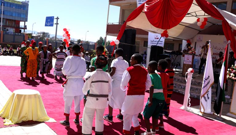 مدرسة الشيخ حمدان بن راشد في منطقة آيات بالعاصمة الإثيوبية