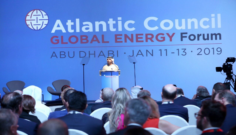 سهيل المزروعي خلال كلمته بالمؤتمر