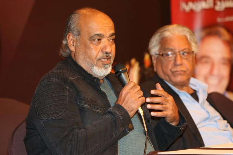 جواد الأسدي خلال المؤتمر الصحفي